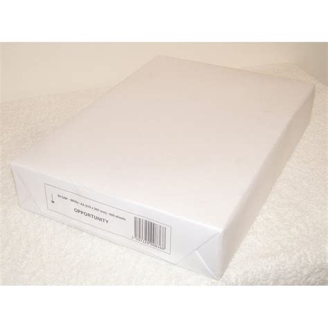 25 sheets = 1 quire. A4 Opportunity Copier Paper 80 gsm White 1 Ream 500 Sheets ...