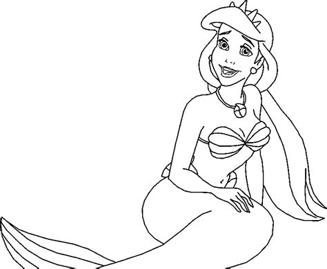 Printable Coloring Pages Little Mermaid - Coloring Home