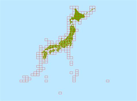 標準地域メッシュ | ESRIジャパン | 観光ガイドブック, 四国 地図, 地形図