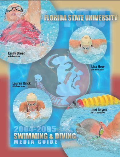 2004 05 Fsu Mens And Womens Swimming And Diving Media Guide