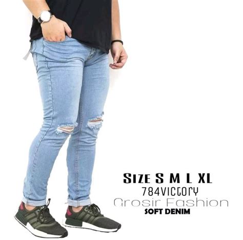 Jual Skinny Ripped Jeans Di Lapak Grosir Online Fashion Bandung Bukalapak