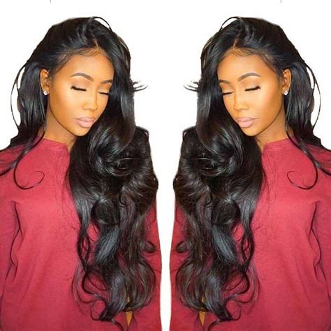 360 lace frontal with brazilian virgin hair bundles sew in wig hairstyles front lace wigs