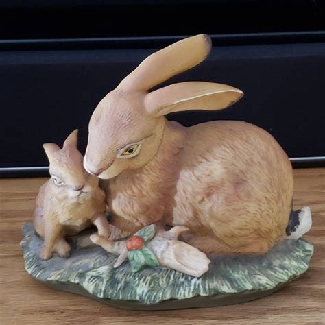Higherbros safari animal toys large tortoises wildlife turtle figurines collection, party gifts, educational toys for kids, outdoor garden statues and home decorating, nice house warming gift. Home Interiors Masterpiece Porcelain by HOMCO Bunny ...