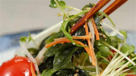 Seaweed Salad Wakame Salad Recipe 海藻サラダ（わかめサラダ） 作り方 レシピ Youtube