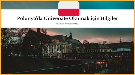 Polonyada Üniversite Okumak İçin Gerekenler Polonya Okul Fiyatları