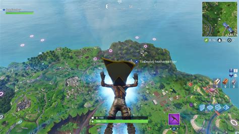 how to skydive through 20 floating rings in fortnite battle royale