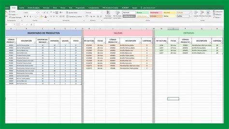 Ejemplo De Un Inventario En Excel Ejemplo Sencillo CFB