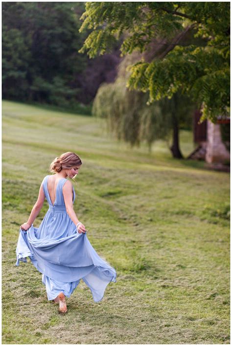 Girls High School Senior Portraits Barefoot