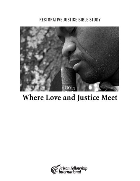 Rje Resource Bible Study Where Loveand Justice Meet Where Love And