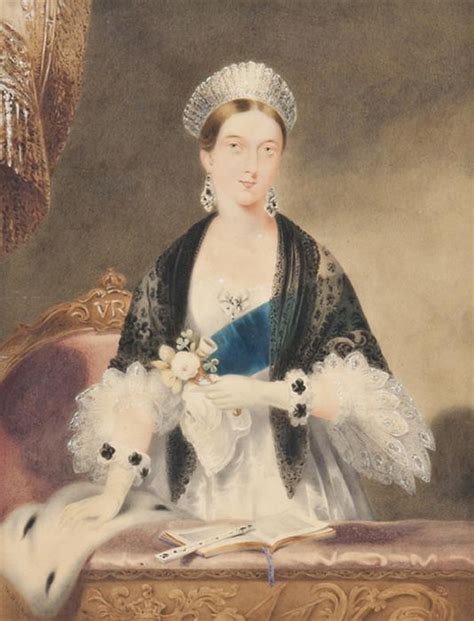 William Warman Portrait Of Queen Victoria Circa 1837 Mutualart