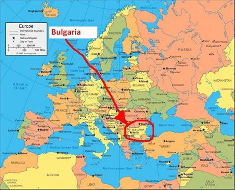 Map Of Bulgaria And Surrounding Countries Map Bulgaria Surrounding