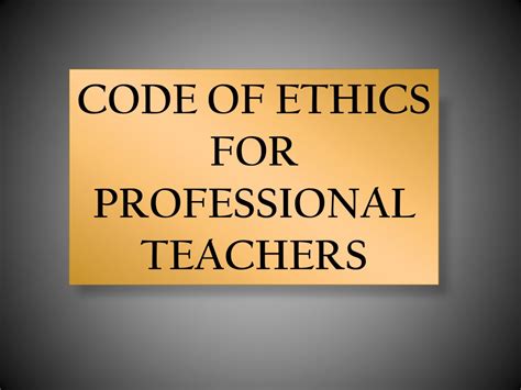 【ベストコレクション】 Clipart Code Of Ethics For Professional Teachers 251976