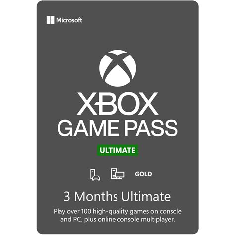 Buy The Microsoft Xbox Game Pass Ultimate 3 Month Membership Posa