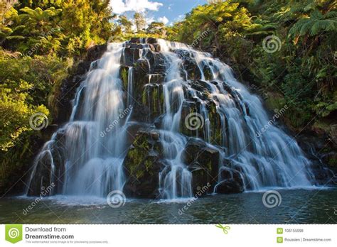 Cascade Waterfall Near Town Of Waihi New Zealand Cascade Waterfall