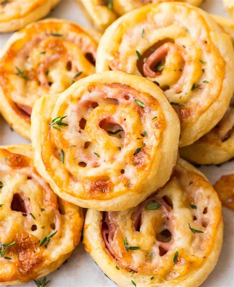 ham and cheese pinwheels with puff pastry just four ingredients everyone loves this … super