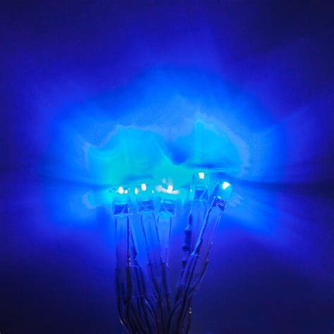 Aurora Superstar Tm Light String 12 Blue Led Mini Lights Clear Wire