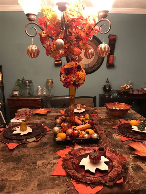 Pin By Tabbitha Martin On Fallharvest Decor Thanksgiving Table