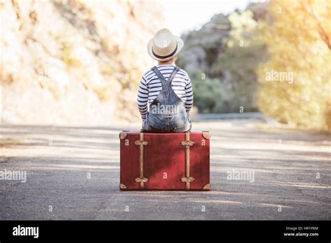 Sad Boy Suitcase Hi Res Stock Photography And Images Alamy