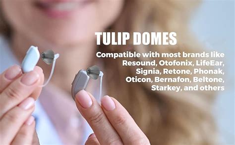 Hearing Aid Domes For Resound Tulip Sure Fit Replacement