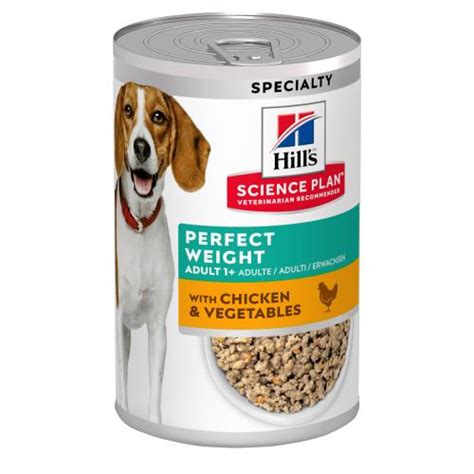 Hills Science Plan Perfect Weight Wet Dog Food Chicken And Vegetables