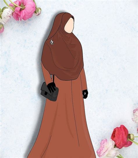Kartun Tanpa Wajah Hijab Cartoon Cute Art Cartoon