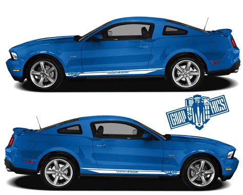 Mustang Pony Decals Mustang Racing Stripes Mustang Vinyl Rally Stripes