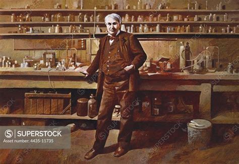 Edison Thomas Alva 1847 1931 United States Scientist And Inventor