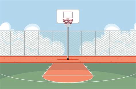 Basketball Court Vector Art Icons And Graphics For Free Download