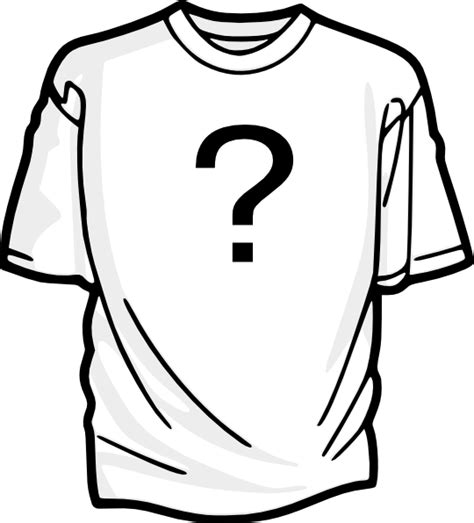 Question Mark T Shirt Clip Art At Vector Clip