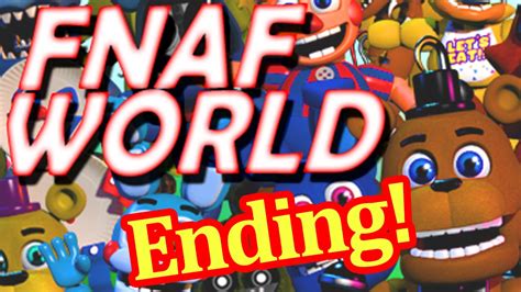 Double Endings Fnaf World Gameplay Walkthrough Part 8 Youtube