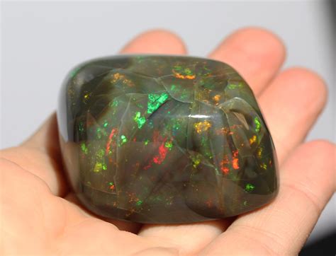 Black Ethiopian Welo Opal Specimen 688 Grams Natural