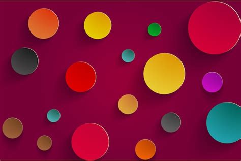 Premium Vector Vector Eps Colorful Circular Shapes Background