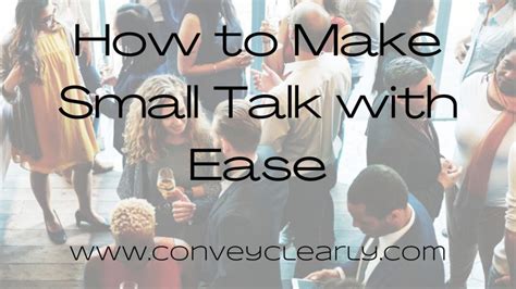 4 Definitive Techniques To Making Small Talk Convey Clearly
