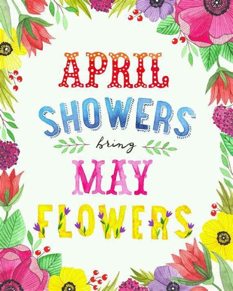 Pin By Queen Savage On Quotes May Flowers April Showers Diy Calendar