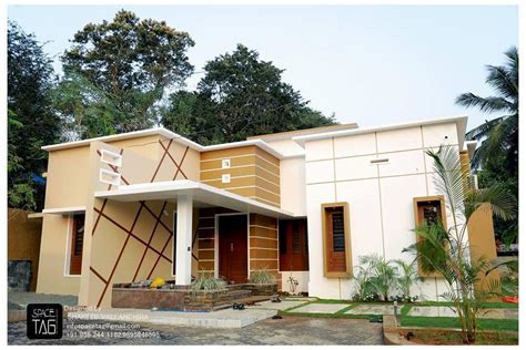 1300 Square Feet 2bhk Single Floor Modern Amazing House And Plan Home