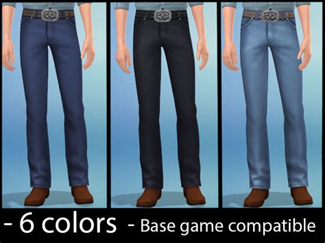 The Sims Resource Cowboy Pants