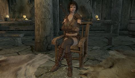Female Sitting Animation Replacer Skyrim Special Edition Mod