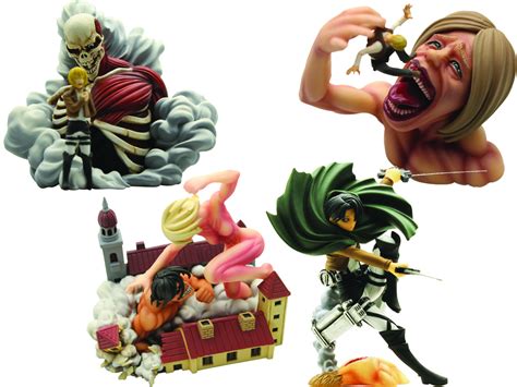 Oct138215 Attack On Titan Capsule Q 02 Cap Toy 30pc Asst Previews World