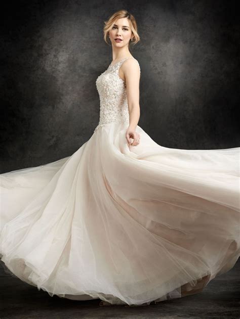 Drop Waist Bridal Gown Sample Sale 50 Off Floor Length Wedding