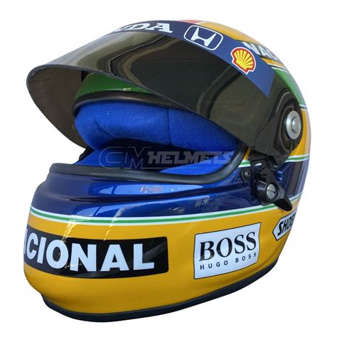 Ayrton Senna 1992 F1 Replica Helmet Full Size Cm Helmets