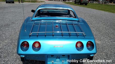 1975 Bright Blue Corvette Convertible Stingray For Sale