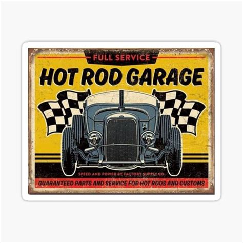 Old School Hot Rod Stickers