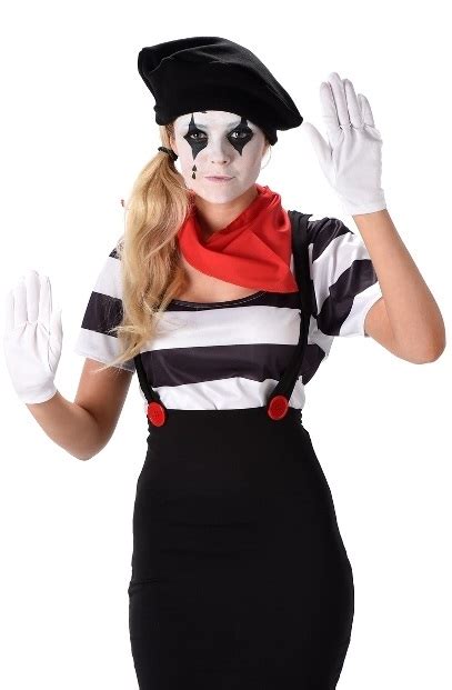 Mime Costume Ladies