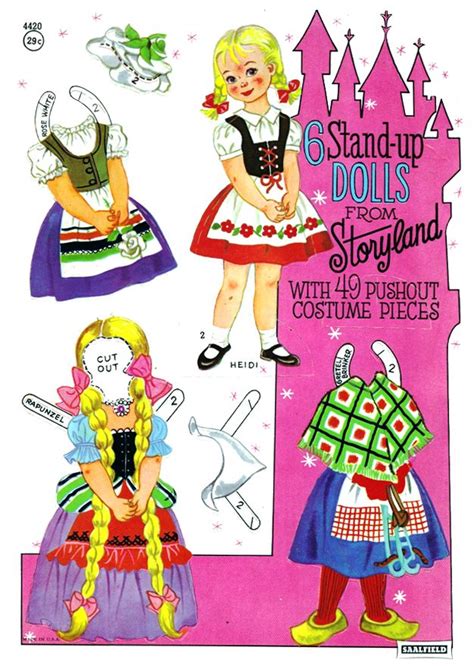 ॣ•͈ᴗ•͈ ॣ Storyland Hilda Miloche Paper Toys Paper Crafts Mother