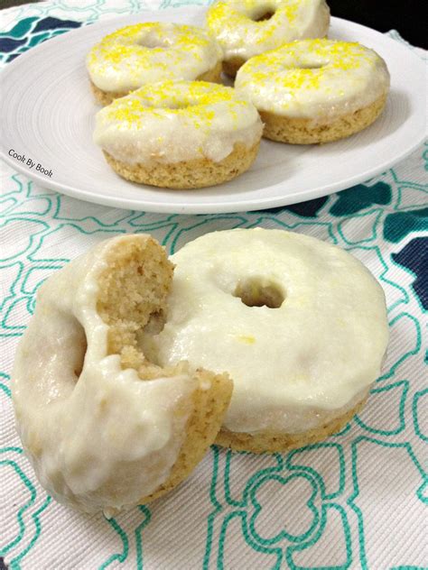 Baked Lemon Doughnuts With Lemon Cream Cheese Glaze ~ Eggfree Cook By