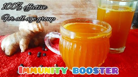 Immunity Booster 100 Effective Turmeric Tea Home Remedy For Cough