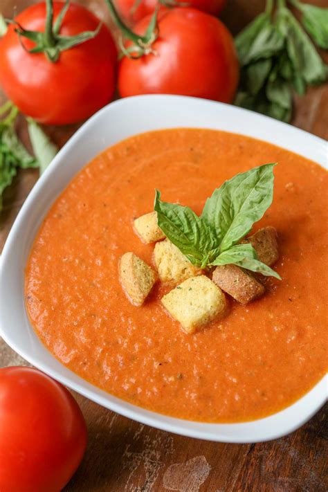The flavor intensifies as it simmers. Creamy Tomato Basil Soup Recipe (+VIDEO) | Lil' Luna