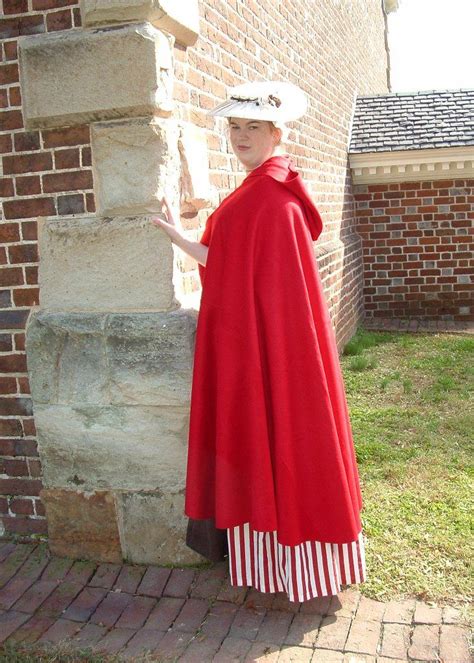 18th Century Cloak 18th Century Costume Historical Costume