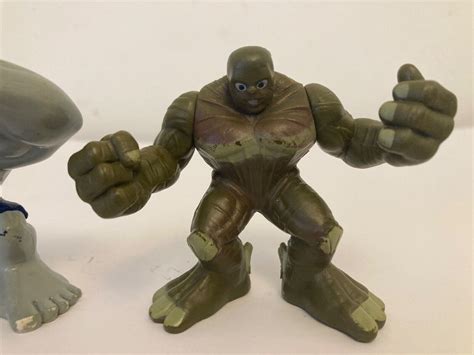 Marvel Super Hero Squad Abomination And Grey Hulk 3” Figures 2008 Ebay