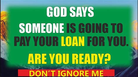 ⭐god Says👉i Will Pay Your Loan Gods Important Message To You Today